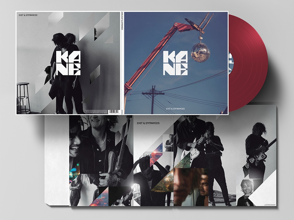 Exit & Entrances Gesigneerd Rood Vinyl